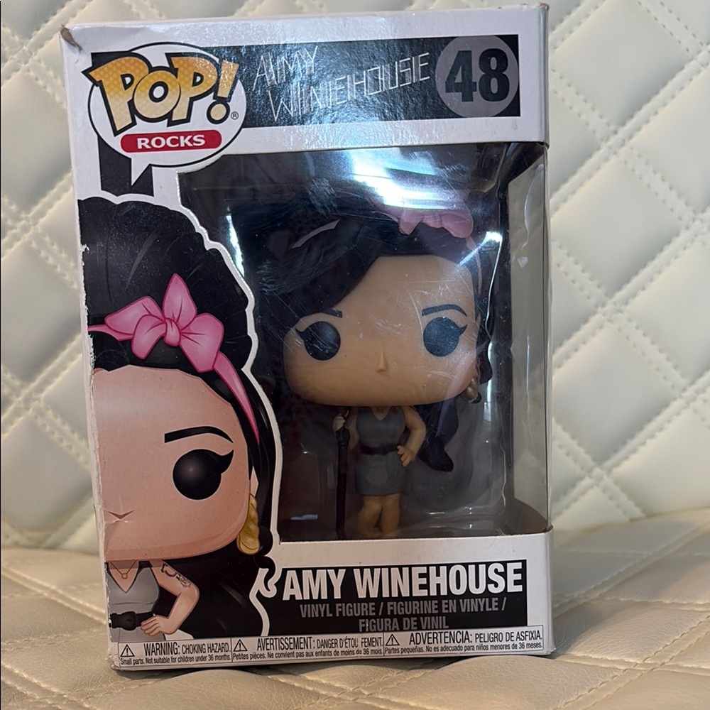 Funko Pop Rocks Vinyl Figure with Pink and Black